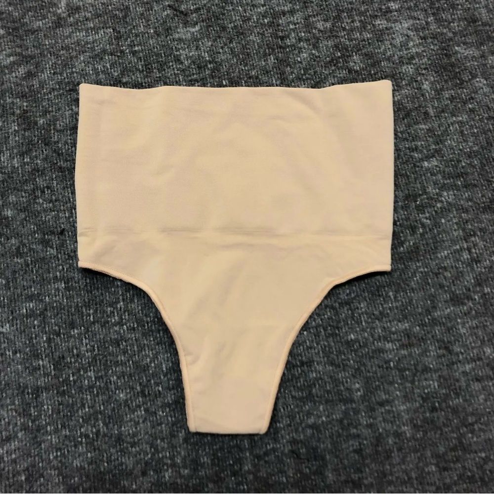 SKIMS High-Waist Thong Shapewear in Nude